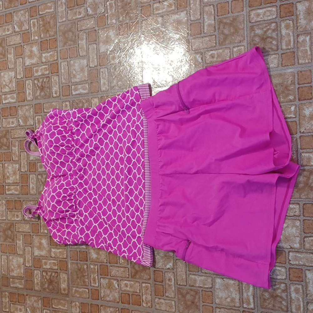 Ocean Dreams Fuchsia Swim set